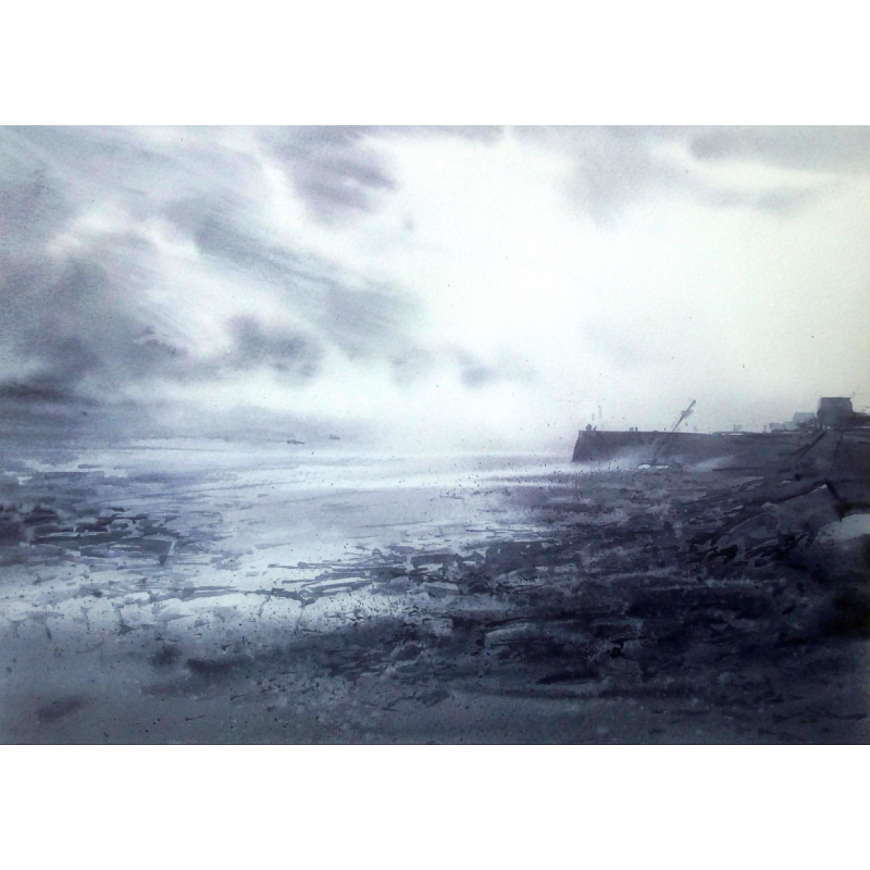 Tempête sur Ouessant