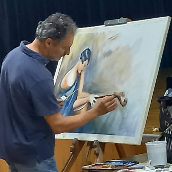 Performance Musique et Aquarelle