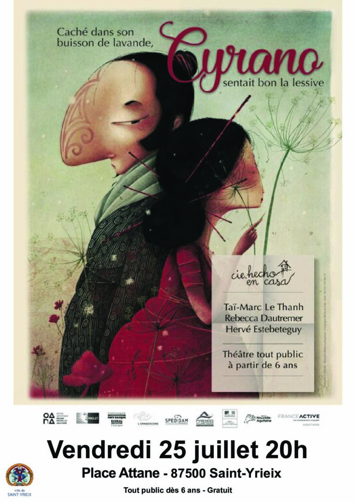spectacle  de la Cie Hecho en casa qui s'inspire de l'historie de Cyrano